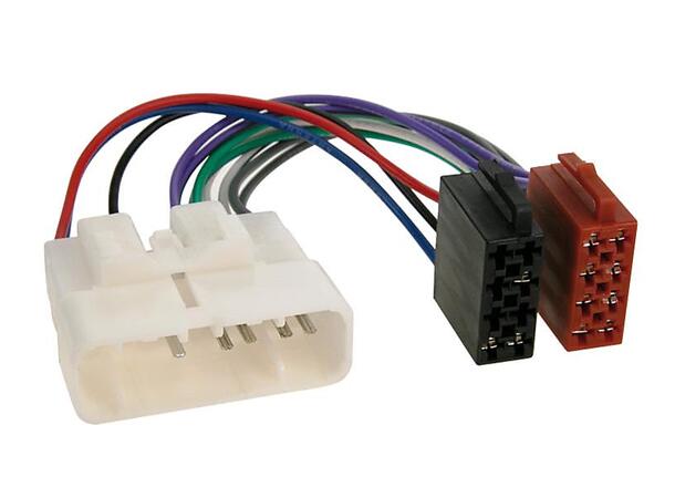 ISO-adapter,Toyota LandCruiser 120 Kobler: strøm / 4 høyttalere 